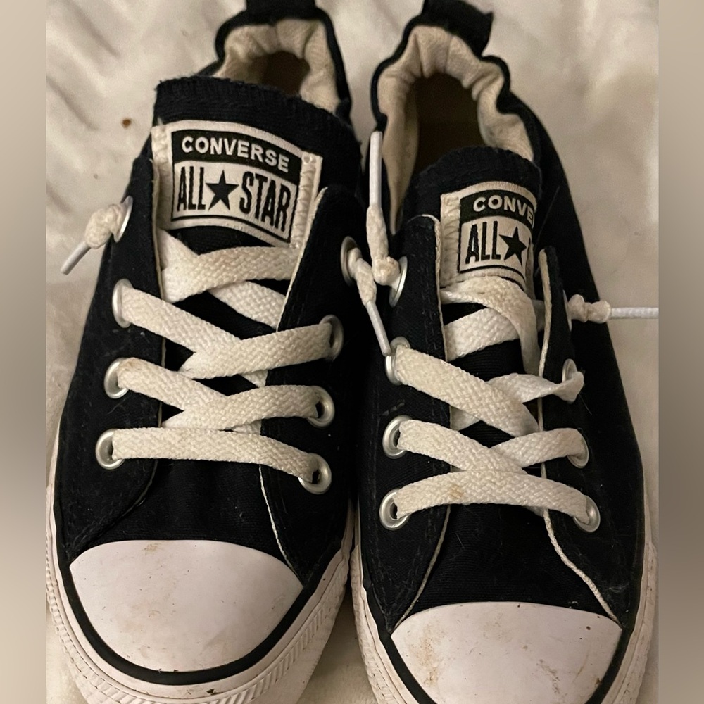 Converse Black and White Chuck Taylor Sneakers